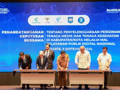 SKB Perizinan Tenaga Medis Jadi Tonggak Layanan Publik Digital di Indonesia